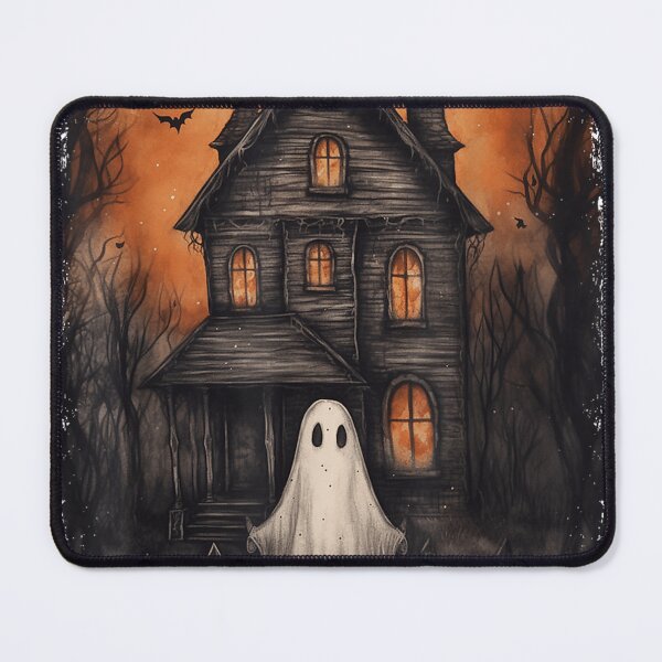Artikelvorschau, Vintage Geisterhaus Halloween Geisterhaus Mitternacht entworfen und verkauft von T-shirtStocker.