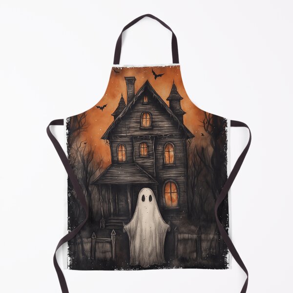 Artikelvorschau, Vintage Geisterhaus Halloween Geisterhaus Mitternacht entworfen und verkauft von T-shirtStocker.