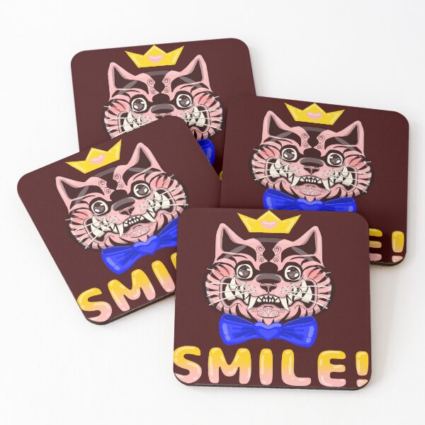 Item preview, smile funny tiger japanese style designed and sold by La Loca.