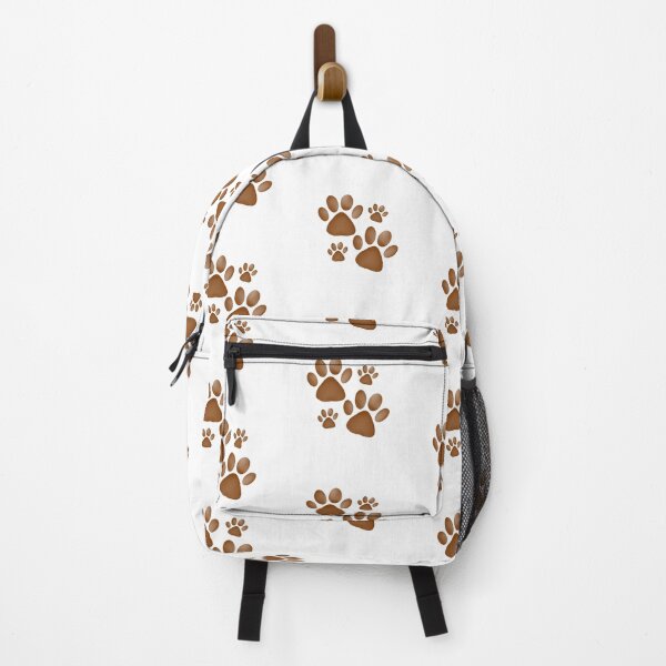 Item preview, paws emoji emotional support animal brown mud print paw designed and sold by DesignYourWaystore.