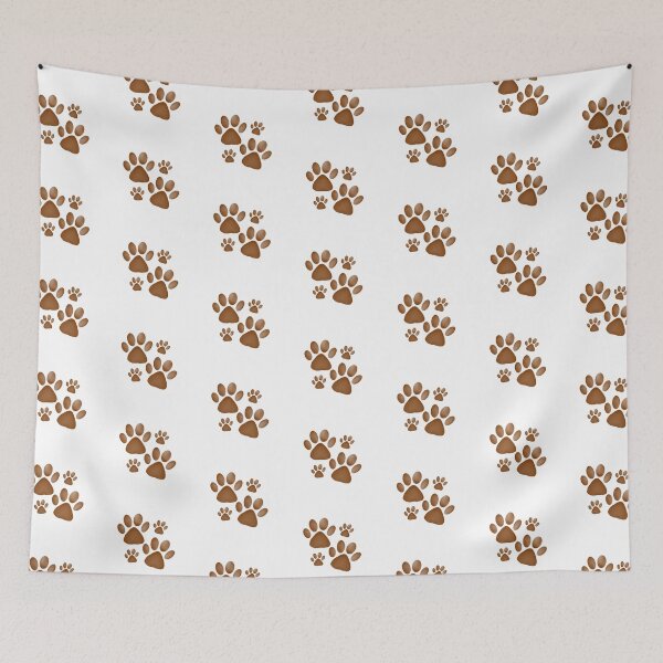 Item preview, paws emoji emotional support animal brown mud print paw designed and sold by DesignYourWaystore.