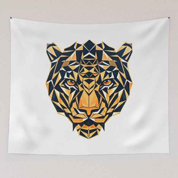 Item preview, Leopard in low polygons designed and sold by MagicColorPrint.
