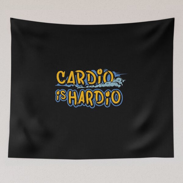 Item preview, Cardio is Hardio | cross country shirt | cross country gift | marathon gift | track and field gifts | running shirt | cross country coach | gift for runner designed and sold by Kreature Look.