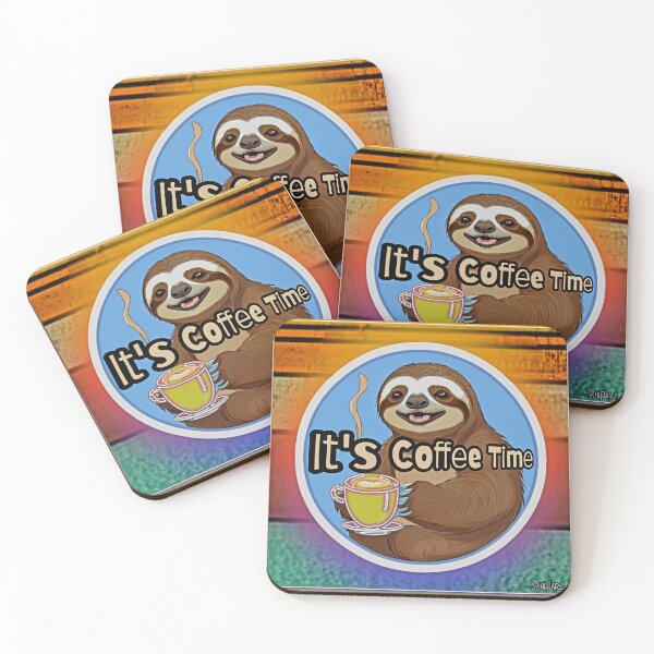 Item preview, Sloth It's Coffee Time designed and sold by TheBear25.