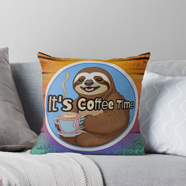 Item preview, Sloth It's Coffee Time designed and sold by TheBear25.
