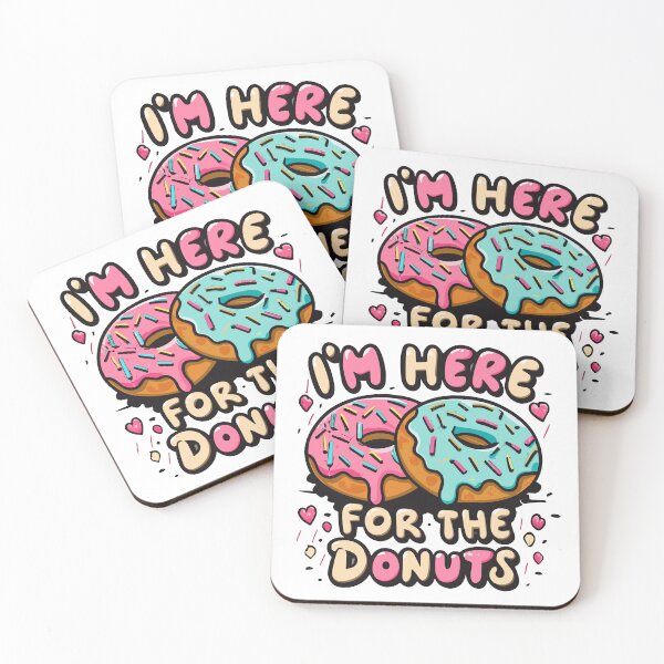 Artikelvorschau, Ich bin wegen der Donuts hier entworfen und verkauft von HandicraftArt.