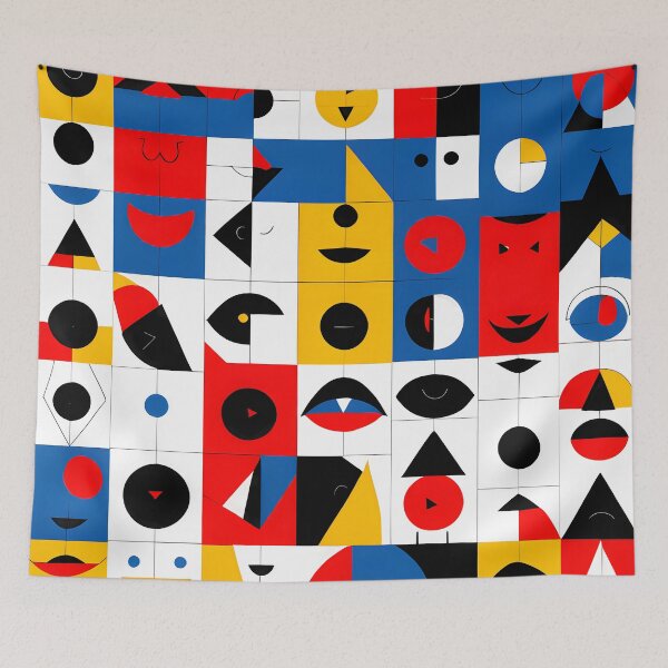 Item preview, Abstract faces designed and sold by Vibranta Studio.