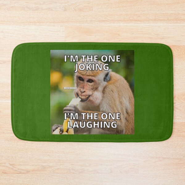 Item preview, Brown monkey Funny Meme Square designed and sold by Dorcas89.
