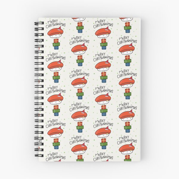 Item preview, Merry Chrisushimas Funny Sushi Lover Christmas Art Logo Cute Kawaii Animte designed and sold by Marinaaa010.