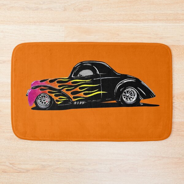 Item preview, Hot Rod Flamed Coupe, car print perfect for any art loving car enthusiast or petrolhead designed and sold by Artomobiles.