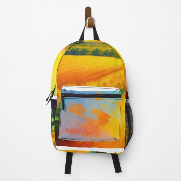 Item preview, Sunflower field impressionist style designed and sold by osiantis.