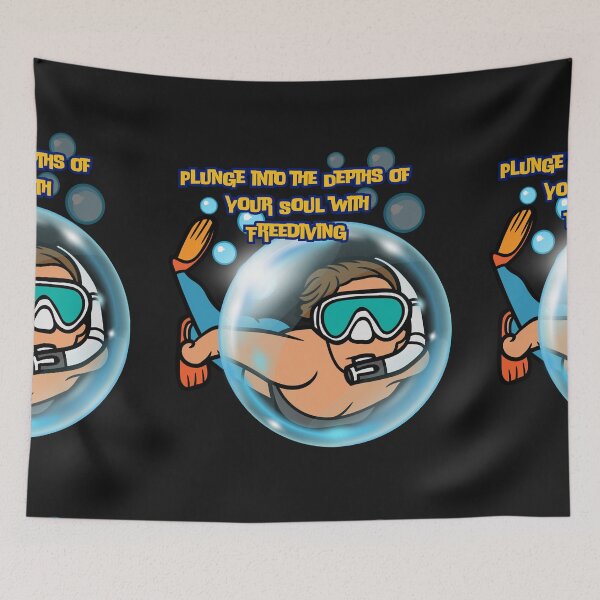 Item preview, Freediving time plunge into the depths of your soul with freediving designed and sold by Sandeeday.