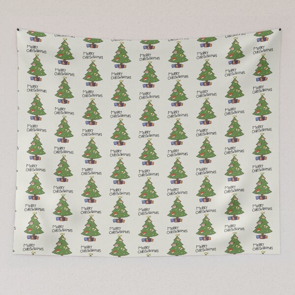 Item preview, Merry Chrisushimas Tree Funny Sushi Lover Christmas Card Kawaii Cute Anime Food designed and sold by Marinaaa010.