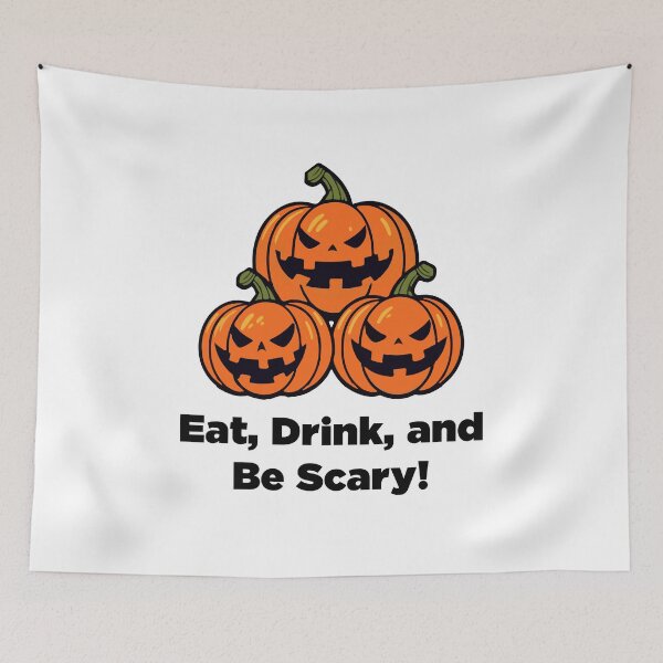 Item preview, Eat, Drink, and Be Scary! Funny T-Shirt for men, women ands kids designed and sold by Nokart.