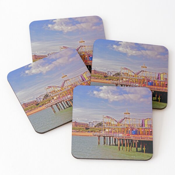 Item preview, Clacton On Sea Pier And Beach Essex UK designed and sold by AndyEvansPhotos.