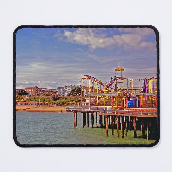 Item preview, Clacton On Sea Pier And Beach Essex UK designed and sold by AndyEvansPhotos.
