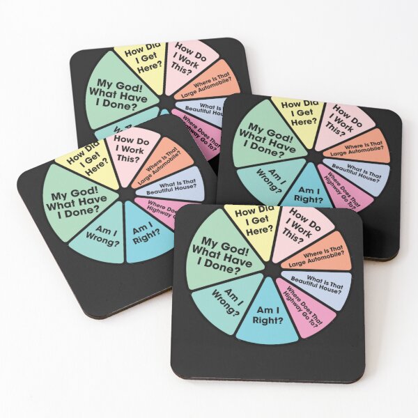 Item preview, 80'S Music Retro Lyrics - You May Ask Yourself Pie Chart  designed and sold by BrendaESexton.
