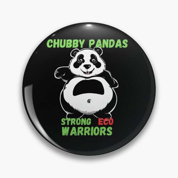 Item preview, Chubby Panda - Strong Eco Warriors designed and sold by rayo-art.