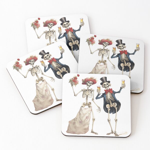 Item preview, Skeleton Bride and Groom  designed and sold by CreativeDecorCo.