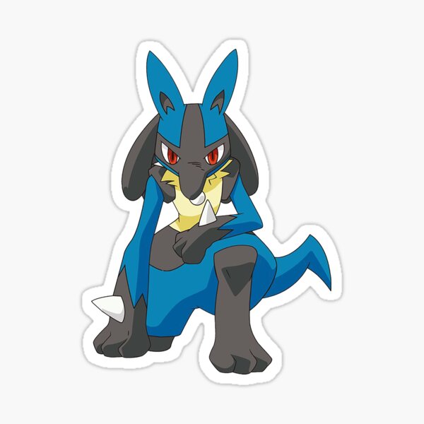 Shiny Mega Lucario Vinyl Sticker