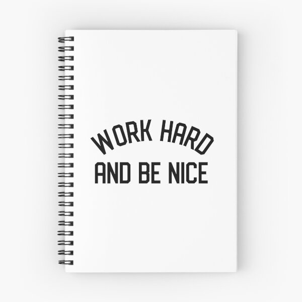 Item preview, Work Hard and Be Nice designed and sold by egusdesign.