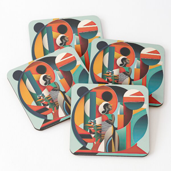 Item preview, African Style Bauhaus Design designed and sold by ArtificialGenes.