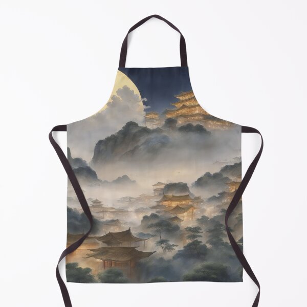 Item preview, a painting of a mountain with a full moon designed and sold by Keith Fraley.