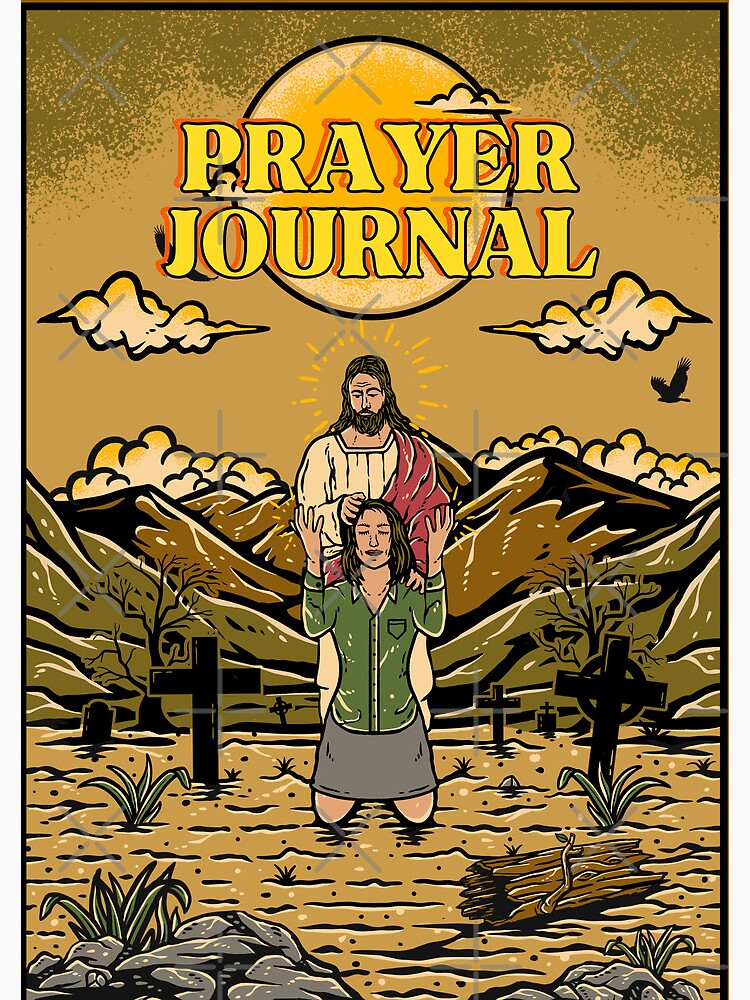 Thumbnail 3 of 3, Journal, Prayer Journal designed and sold by ChristlikeMerch.