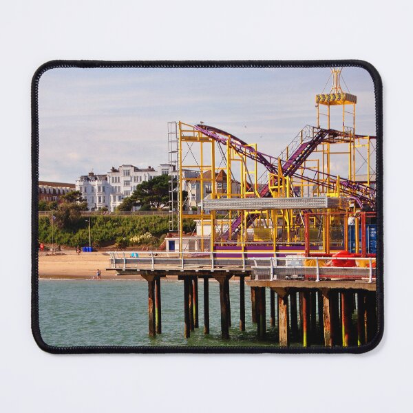 Item preview, Clacton On Sea Pier And Beach Essex UK designed and sold by AndyEvansPhotos.