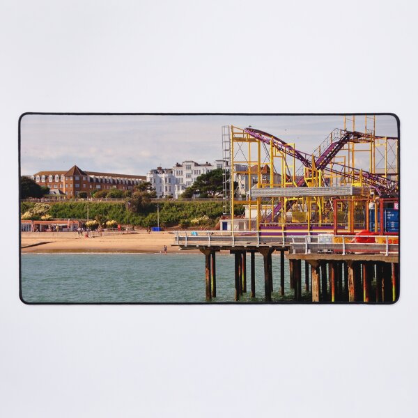 Item preview, Clacton On Sea Pier And Beach Essex UK designed and sold by AndyEvansPhotos.