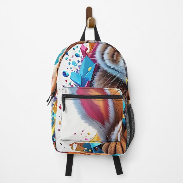 Item preview, "Vibrant Rabbit Portrait: A Stunning Vector Art Illustration Splashed with Colors" designed and sold by Best-Art-32.