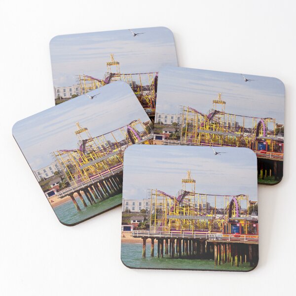 Item preview, Clacton On Sea Pier And Beach Essex UK designed and sold by AndyEvansPhotos.