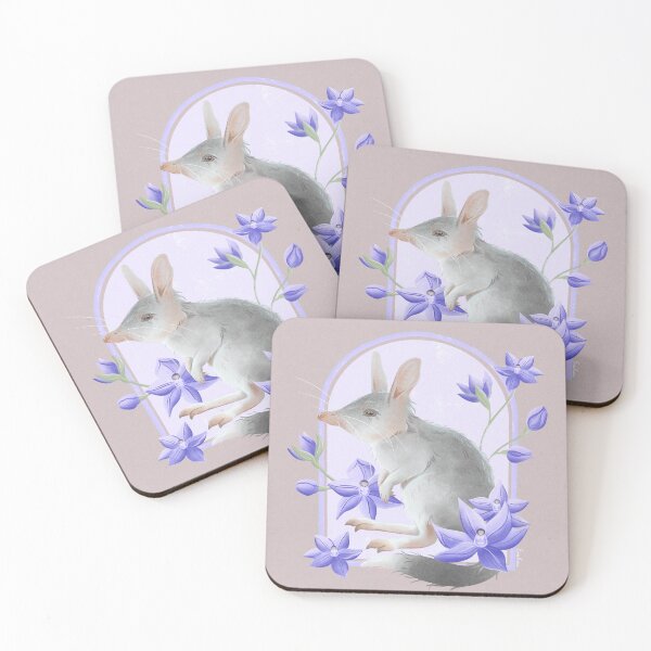 Item preview, Bilby with orchids designed and sold by BottledWhimsy.