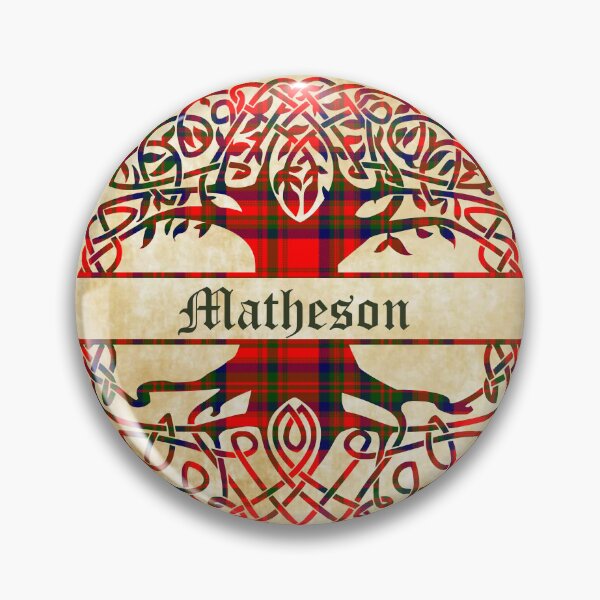 Item preview, Matheson Tree of Life Clan Scottish Surname tartan designed and sold by BagTown Clans.