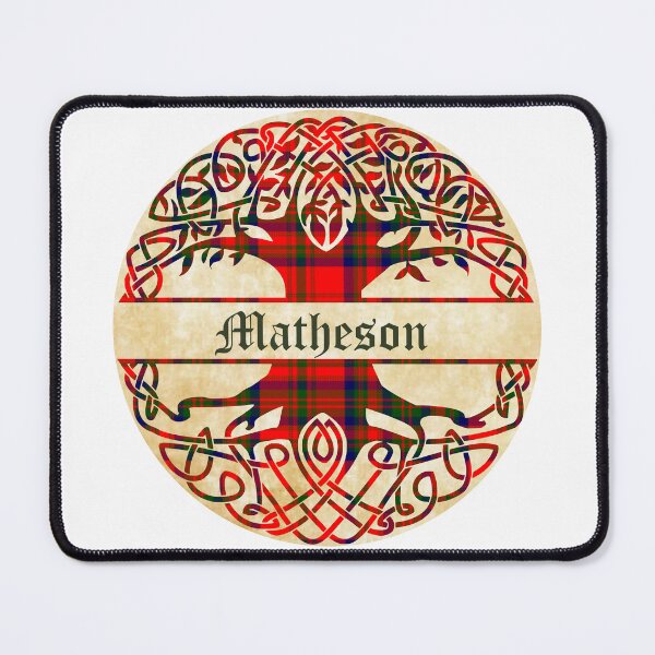 Item preview, Matheson Tree of Life Clan Scottish Surname tartan designed and sold by BagTown Clans.