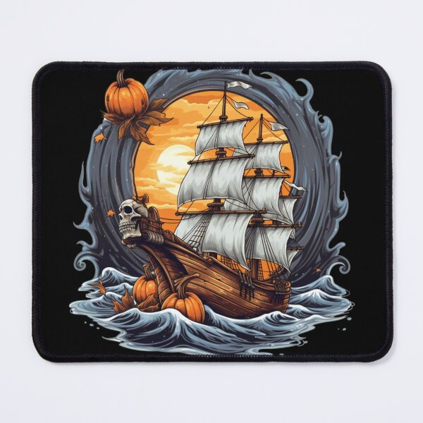 Item preview, Halloween Sailboat at sea designed and sold by K-Projects.