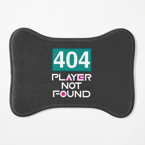 Squid Game Player 404 Not Found White Text Dog Mat