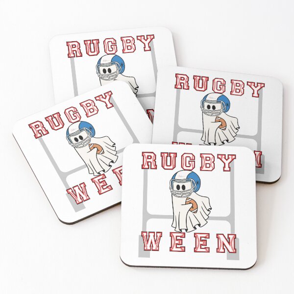 Item preview, Rugby Ween Halloween Ghost designed and sold by Funtomass.