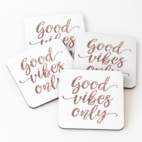 Item preview, Good Vibes Only Rose Gold designed and sold by haleyerin.