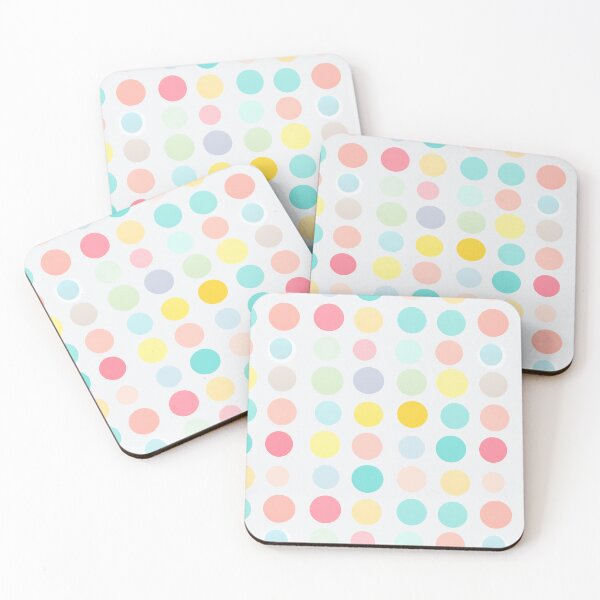 Item preview, Colourful Pastel polka dots pattern - Pois Dots Colourful Pattern designed and sold by Sara_Design.