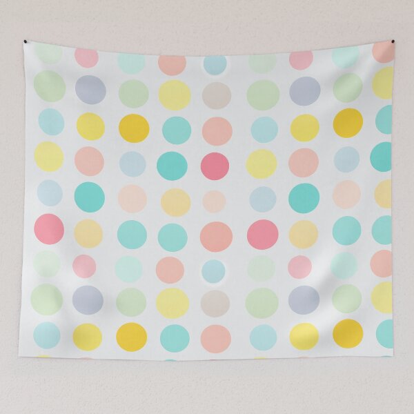 Item preview, Colourful Pastel polka dots pattern - Pois Dots Colourful Pattern designed and sold by Sara-Design2.
