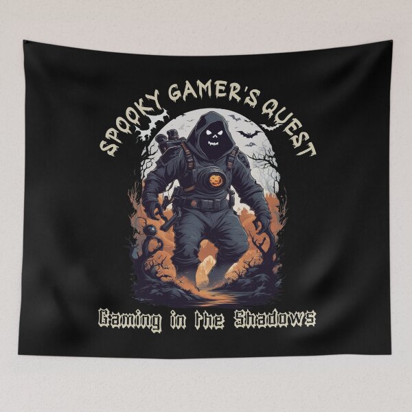 Item preview, Spooky Gamers Quest  Halloween-Themed Gaming designed and sold by al21ex.