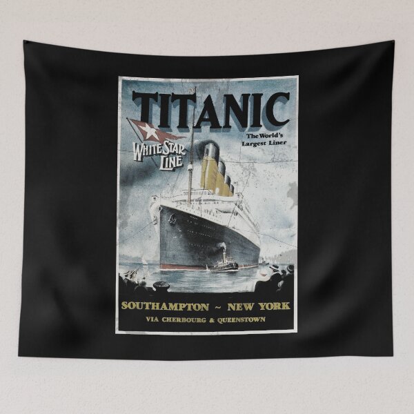 Item preview, Titanic - Vintage poster designed and sold by ValentinaHramov.