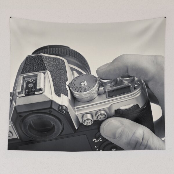 Item preview, Retro SLR camera in hands of photographer designed and sold by Ryzhov.