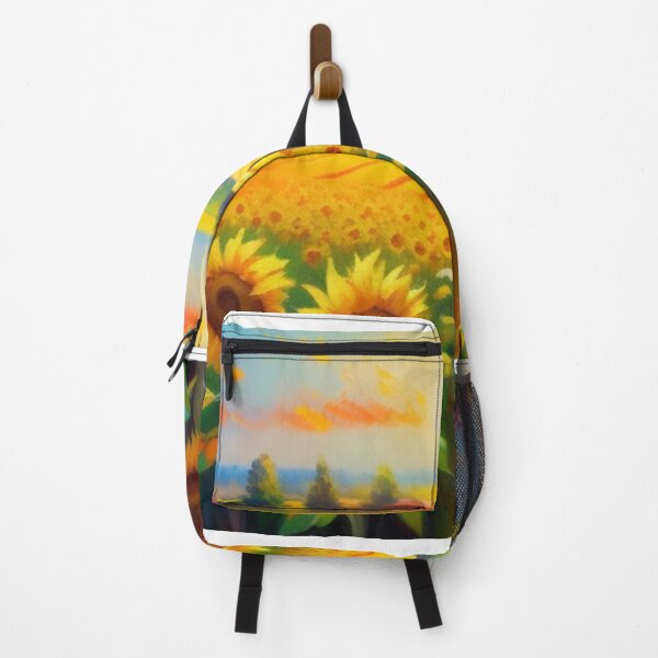 Item preview, Sunflower field impressionist style designed and sold by osiantis.