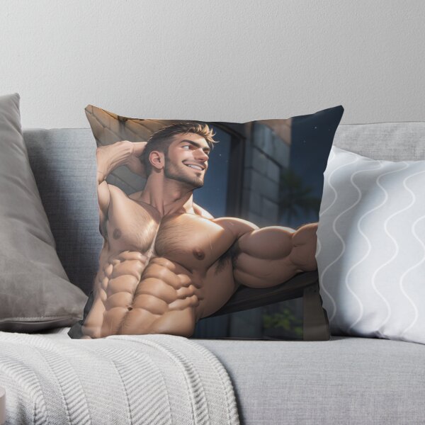 Muscle man outlet pillow