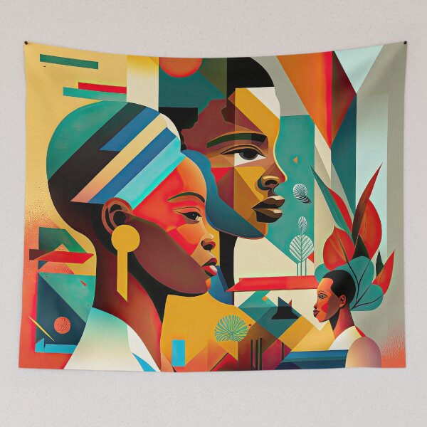 Item preview, African Style Bauhaus Design designed and sold by ArtificialGenes.