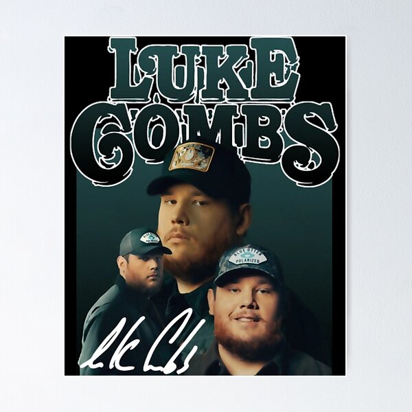 Item preview, Luke music Combs  80s Vintage Style designed and sold by charlespwmu.