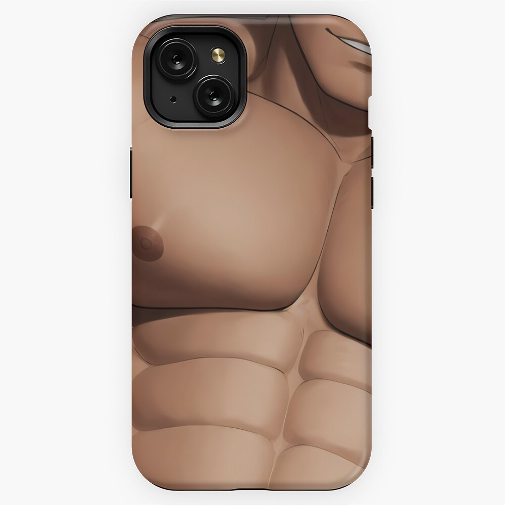 Female Chest Muscles With Labels iPhone 14 Pro Max Case by Hank