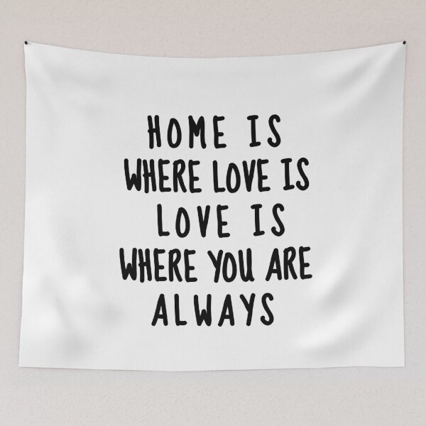 Item preview, Home Is Where Love Is | Love Is Where You Are | Always designed and sold by SpeakLifeHQ.